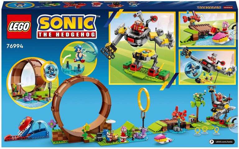 [Otto Lieferflat] Lego Sonic the Hedgehog 76994 Sonics Looping-Challenge in der Green Hill Zone (-43% zur UVP)