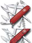 134° - Victorinox, Taschenmesser, Huntsman, 91 mm, rot oder transparent (15 Funktionen, Klinge, Säge, Schere, Korkenzieher,..) je 27,72€ Prime