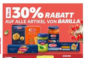 [Kaufland] Barilla Pesto 30% Rabatt plus 1€ Rabatt aus Coupon , effektiv 1,51€