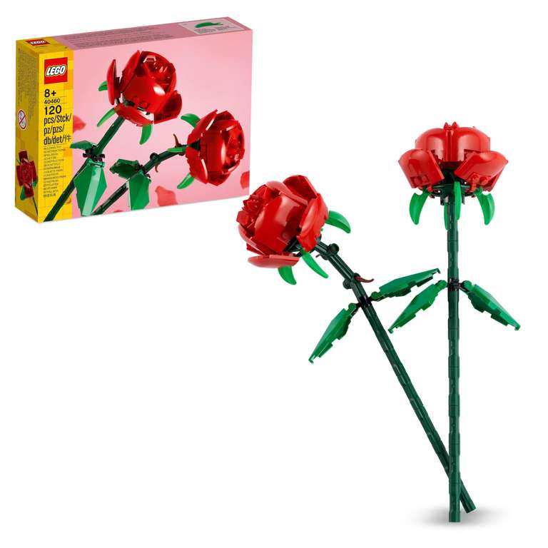 LEGO div. Blumensets bei Amazon, Otto, Thalia: Rosen (40460), Lotosblumen (40647), Narzissen (40747) je 11,66 €/Sonnenblumen (40524) 12,01 €