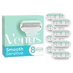 [Spar-Abo] Gillette Venus Smooth Sensitive Rasierklingen für Damen (8 Ersatzklingen, 3-fach Klinge; ca. 1,53€ / Stück)