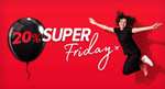 'Super Friday' Angebot 20% Rabatt auf alle Sommerflüge (1. April 2023 - 31. Oktober 2023)