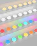 2 x Aukey LED Lampe LT-ST23 | RGB Licht | Helligkeit und Farbe über Touchbedienung steuern | wasser- und staubdicht | 2200 mAh Akku