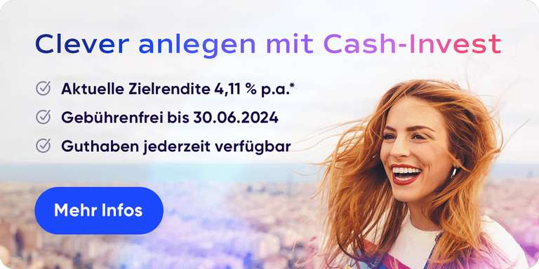 [Quirion] Cash-Invest 4,11% Zielrendite p.a. - jederzeit Verfügbar