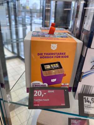 Tigerbox Touch mit 8 Wochen Tigertones-Audiothek Aldi Süd Weinsberg 20,- €