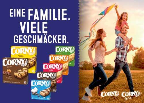 [Amazon Prime Spar-Abo] Corny Süß & Salzig Erdnuss, 10er pack (10 x 150g, 60 Riegel) (eventuell personalisiert -20% mit Coupon)