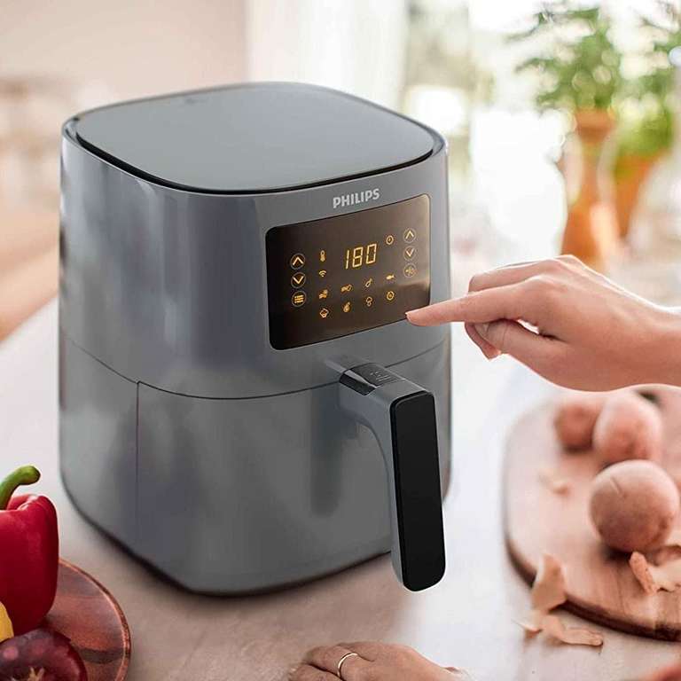Philips Airfryer L Connected HD9255/60 Heißluftfritteuse (1400W, 4.1l, 13 Programme, WLAN, App)