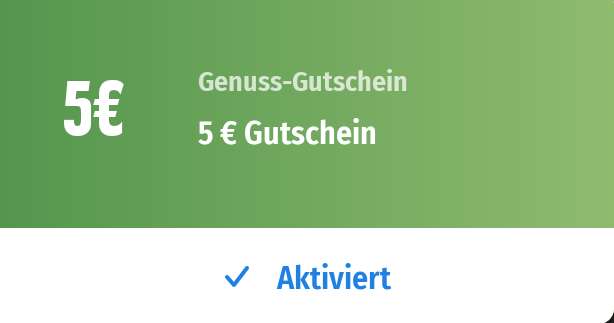 5€ Gutschein ab 50€ in der Edeka App – Nordbayern-Sachsen-Thüringen - Lokal
