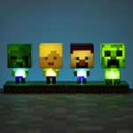Paladone Minecraft Creeper 3D Icon Light BDP | Offiziell lizenziertes, grünes, pixeliges Nachtlicht (Prime)