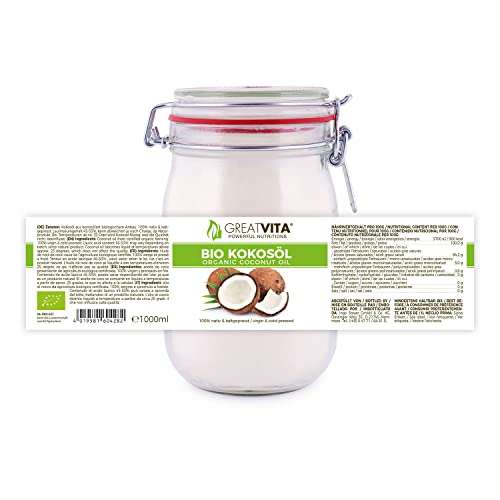 [amazon] GreatVita Bio Kokosöl, 1.000 ml, nativ & kaltgepresst
