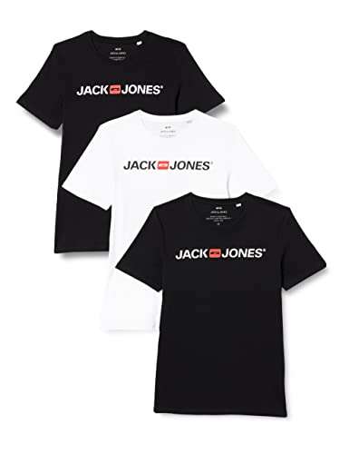 JACK & JONES Male T-Shirt 3er-Pack Amazon Prime (Größe L)