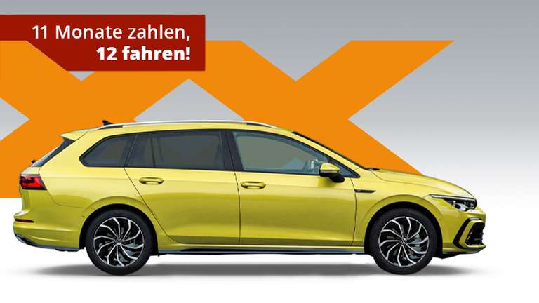 VW Golf Variant 440€ im Abo mntl. (6 Monate MVL)/1000km pro Monat