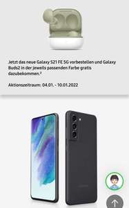 [Young MagentaEINS] Samsung Galaxy S21 FE 8/256GB im Telekom Magenta Mobil S (19GB 5G) mtl. 24,95€ einm. 39€