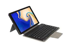 Bluetooth Tastatur Gecko Tastatur Cover für Samsung Galaxy Tab A 10.5, QWERTY