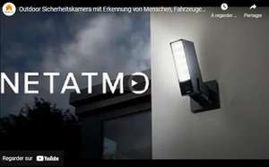 2x Netatmo Außenkamera (ehemals "presence"), Farbe Schwarz, Corporate Benefits
