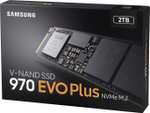 Samsung SSD 970 EVO Plus NVMe M.2 2280 SSD 2TB (PCIe 3.0 x4, 3500/3300 MB/s, TLC, DRAM, 1.2PB TBW) + be quiet! MC1 Heatsink