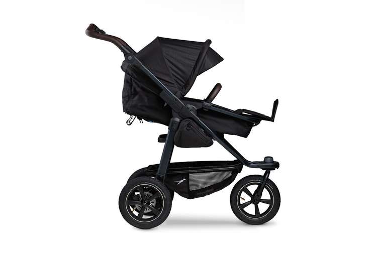 TFK Mono 2 - Kombi Kinderwagen mit Luftrad-Set in schwarz zum sehr guten Preis