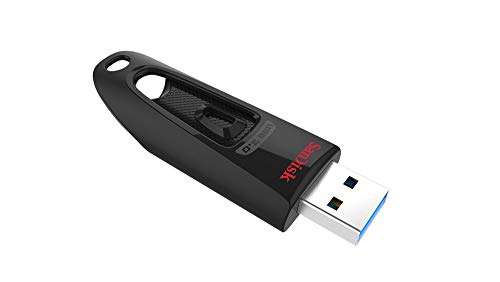 SANDISK Cruzer Ultra USB-Stick, 64 GB, 100 MB/s, Schwarz USB-Stick [20 Stück]
