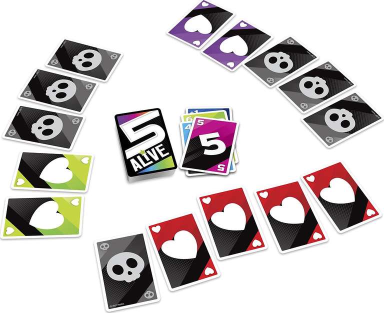 Hasbro Gaming: Five (5) Alive Kartenspiel, schnelles Spiel für Kinder & Familien ab 8 Jahre für 4,99€ (Prime/Rofu Abh)