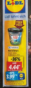 [Lidl Plus App] Ben & Jerry’s, verschiedene Sorten, je 465 ml