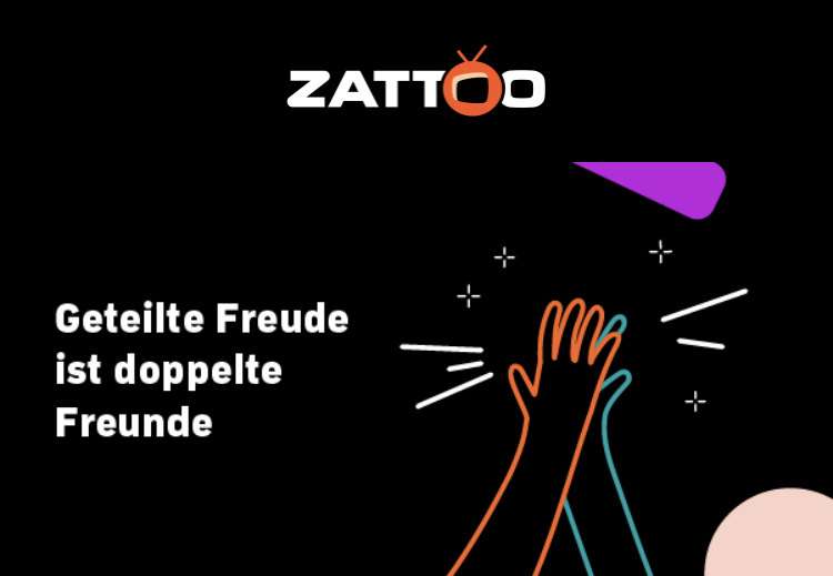 Zattoo empfehlen - 10,-€ für Werber und Geworbenem.