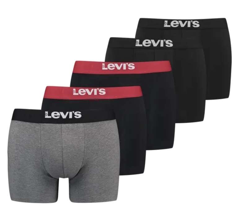 Levis Herren Boxershort 5er Pack, verschiedene Größen und Farben