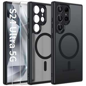 Samsung S24 Ultr Handyhülle MagSafe + Schutzfolie Amazon Prime