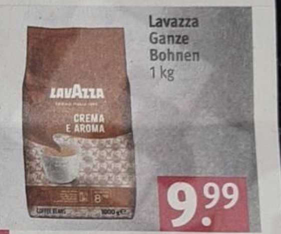 [Rossmann] Lavazza Kaffee verschiedene Sorten 1kg Bohnen für 8.99€ dank 10% Coupon | gültig ab 24.04.23