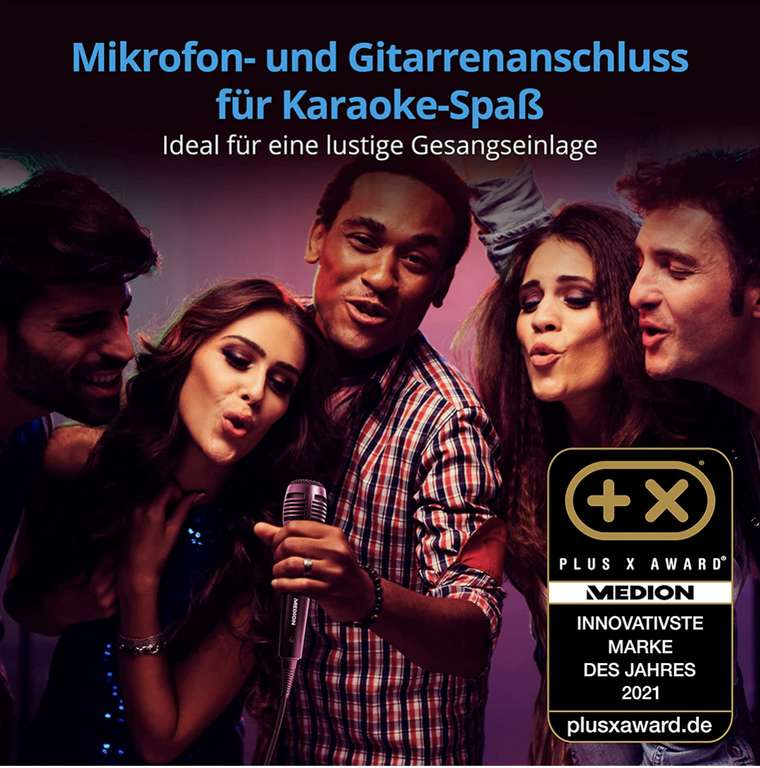 Medion (MD 43988) Party Lautsprecher mit Karaoke Funktion!;-)