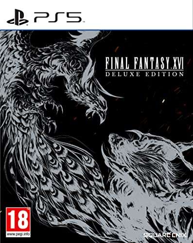 [Amazon] Final Fantasy XVI Deluxe Edition (PS5) | inkl. Spezielles Clive Rosfield Steelbook & Stoff-Weltkarte von Valisthera