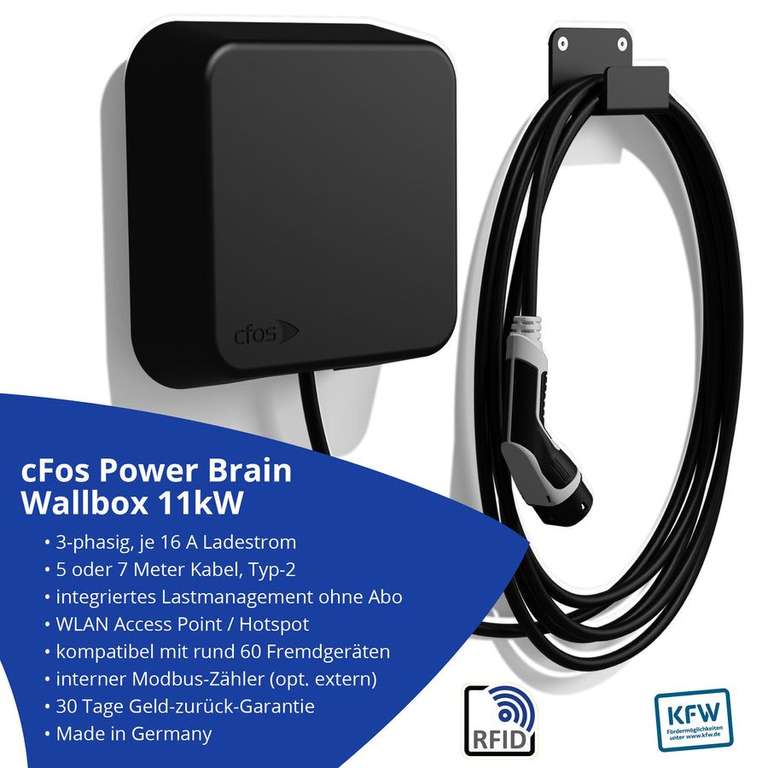 Cfos Power brain Wallbox - alle Modelle 100 Euro reduziert