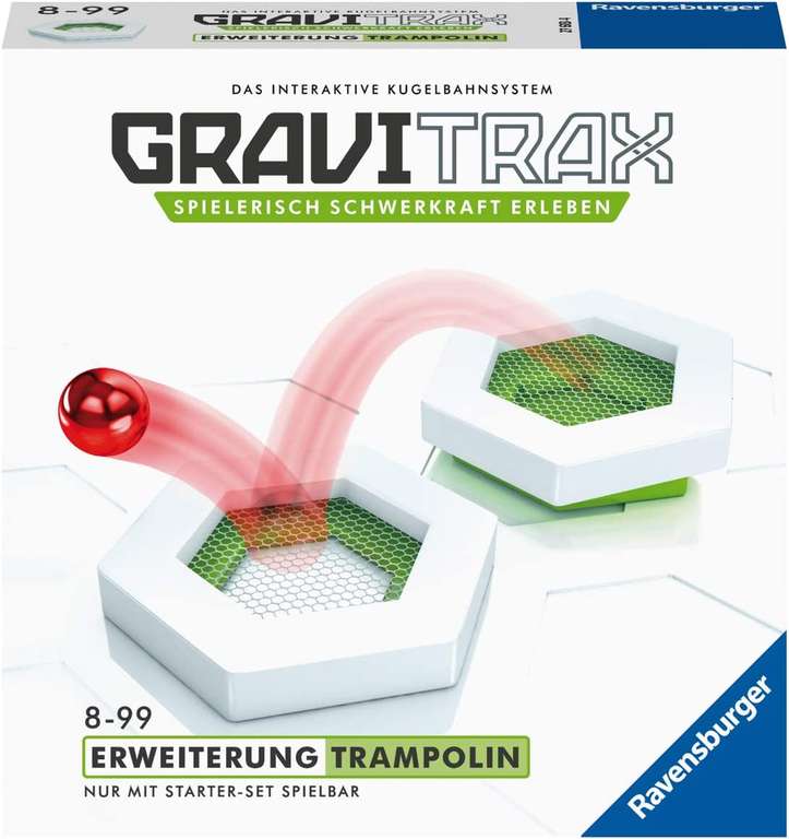 Ravensburger GraviTrax Erweiterung Trampolin für 5,99€ oder Ravensburger 26170 - GraviTrax PRO Erweiterung Splitter für 6,16€ [Prime]