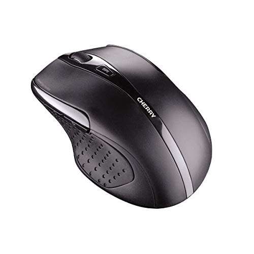 [Amazon Prime] CHERRY MW 3000, kabellose Maus, ergonomische Rechtshändermaus, 6 Tasten-Maus