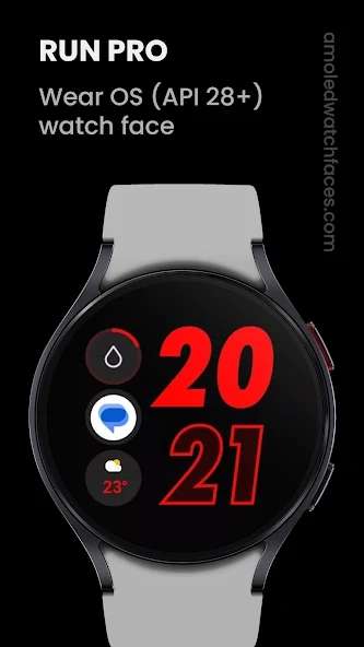 amoledwatchfaces - Awf RUN PRO: Watch face [Google Playstore]