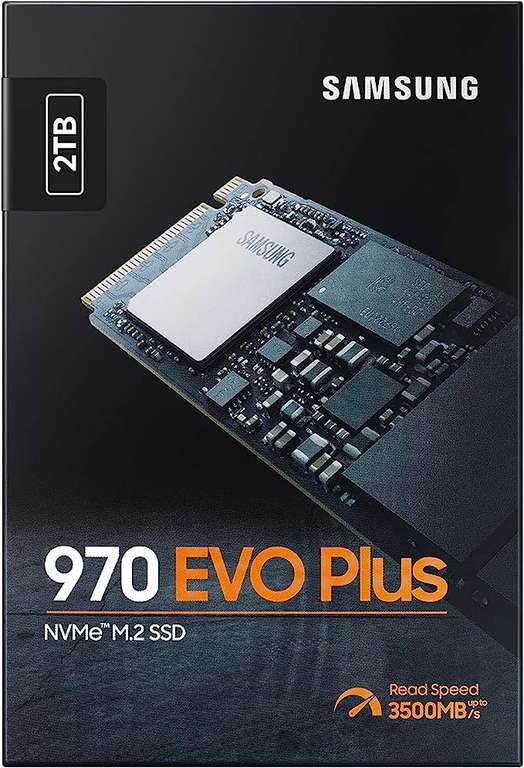 Samsung 970 EVO PLUS 2TB interne SSD Festplatte NVMe, M.2, MZ-V7S2T0BW