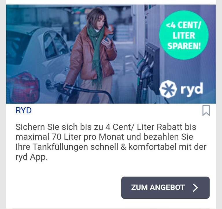 [CB] Neuer Ryd Pay Gutschein dauerhaft 4ct für 70l/ 2 ct für 150l je Monat