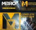 Metro: Last Light - Complete Edition Kostenlos (Steam - PC/MAC/LINUX)