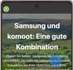 GRATIS statt €8,99!: Samsung verschenkt Komoot-Regionspaket / APP (für Samsung-Member/Samsung Galaxy) (personalisiert)