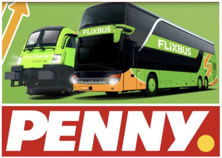 Penny: 15% Rabatt auf alle FlixTrain & FlixBus Tickets am Penny Service Punkt ab 25.04.22 bis 01.05.22