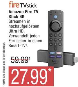 [MARKTKAUF Region Nord] Amazon Fire TV Stick 4K für 27,99€