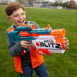 Hasbro Elite 2.0 Motoblitz Blaster CS-10 10 Darts motorisiert, Airblitz 6 Darts auf einmal, Ladegerät, 22 Elite Darts [Prime]