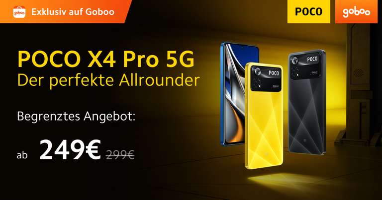 Poco X4 Pro 5G 50 € Rabatt als Release Angebot
