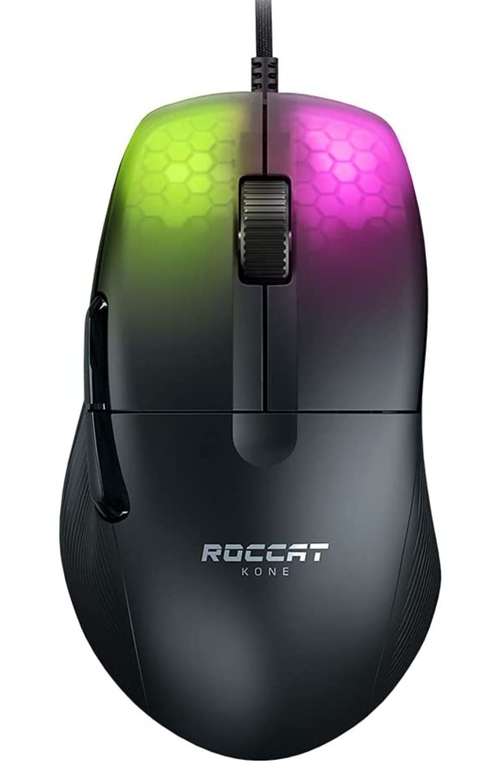 Roccat Kone Pro - Lightweight Ergonomic Optical Performance Gaming Maus , schwarz