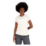 New Balance Damen Shirt Essentials Stacked Logo rosa/grau/schwarz/weiß
