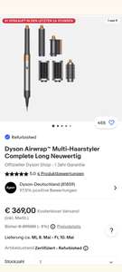 Dyson Airwrap Complete Long refurbished neuwertig