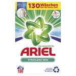 Ariel Waschmittel Pulver Waschpulver, Vollwaschmittel, 130 Waschladungen, Strahlend Rein, 8.45kg