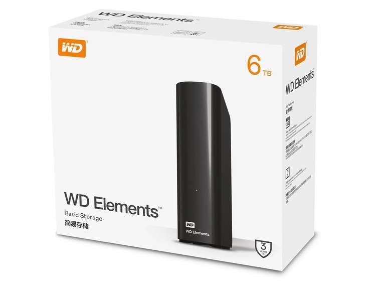 WD Elements Desktop 3.0 6TB
