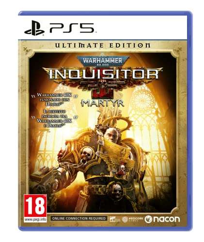 Warhammer 40.000: Inquisitor - Martyr Ultimate Edition (PS5 & Xbox Series X) für 23,68€ (Amazon.it)