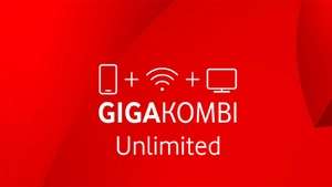 CHECK24 Vodafone Red M Unlimited mit Gigakombi für 19,57 €/Monat (18,32 €/Monat mit Mobilfunk-Gutschein)