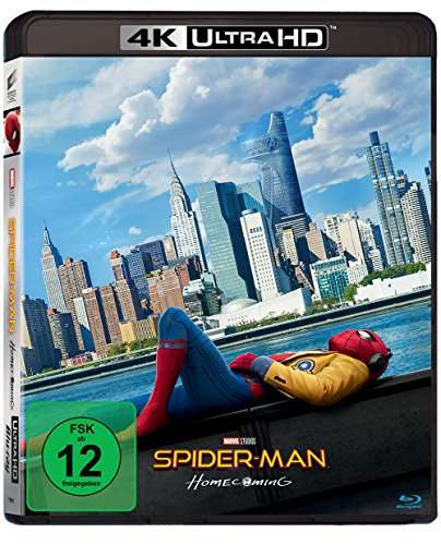 Spider-Man Homecoming (4K Blu-ray) für 9,95€ (Amazon Prime)